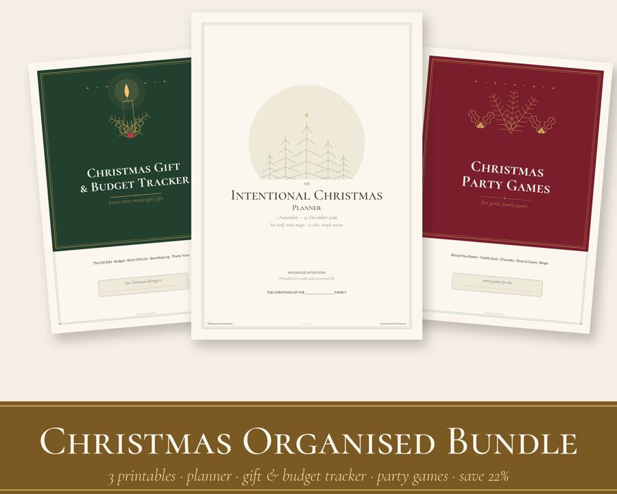 Christmas Organised Bundle printable preview