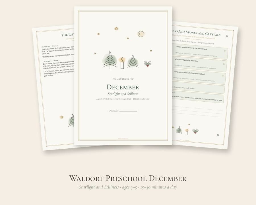 The Little Hearth Year: December printable preview